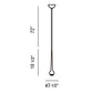 Eurofase Lighting Micro 4" Dimmable Integrated LED Chrome Pendant Light