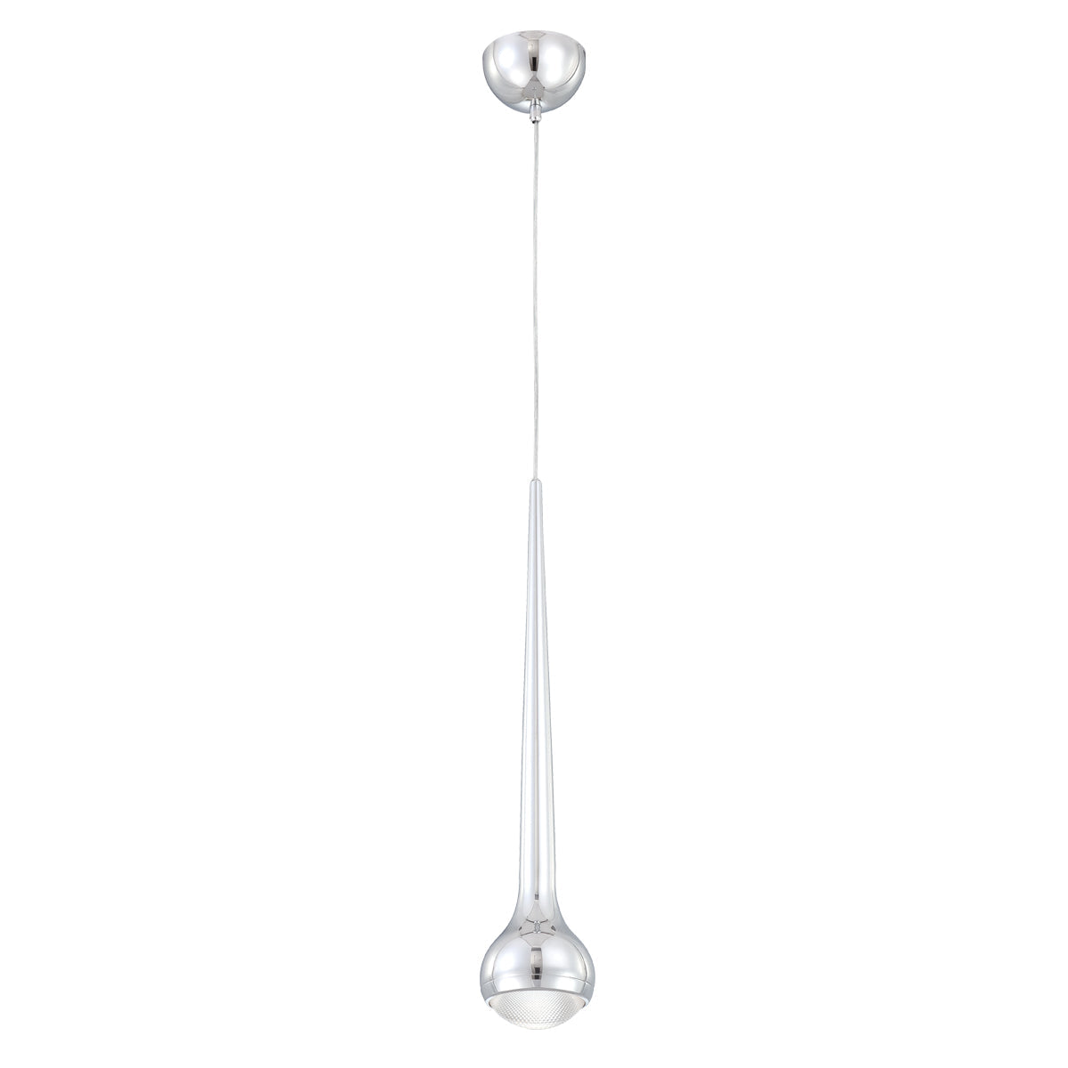 Eurofase Lighting Micro 4" Dimmable Integrated LED Chrome Pendant Light