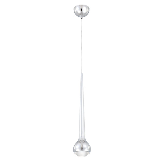 Eurofase Lighting Micro 4" Dimmable Integrated LED Chrome Pendant Light