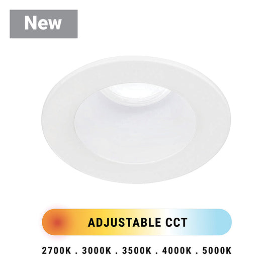 Eurofase Lighting Midway 2" White High Output Round Integrated LED Fixed Aluminum Recessed Light