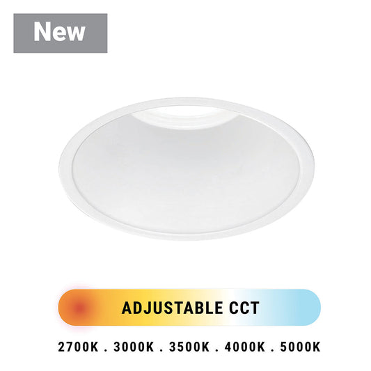 Eurofase Lighting Midway 2" White Trimless Round Integrated LED Fixed Aluminum Recessed Light