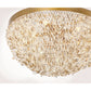 Eurofase Lighting Mondo 31" 10-Light Antique Gold Dimmable Halogen Oval Metal Chandelier With Clear Glass Orb Accents