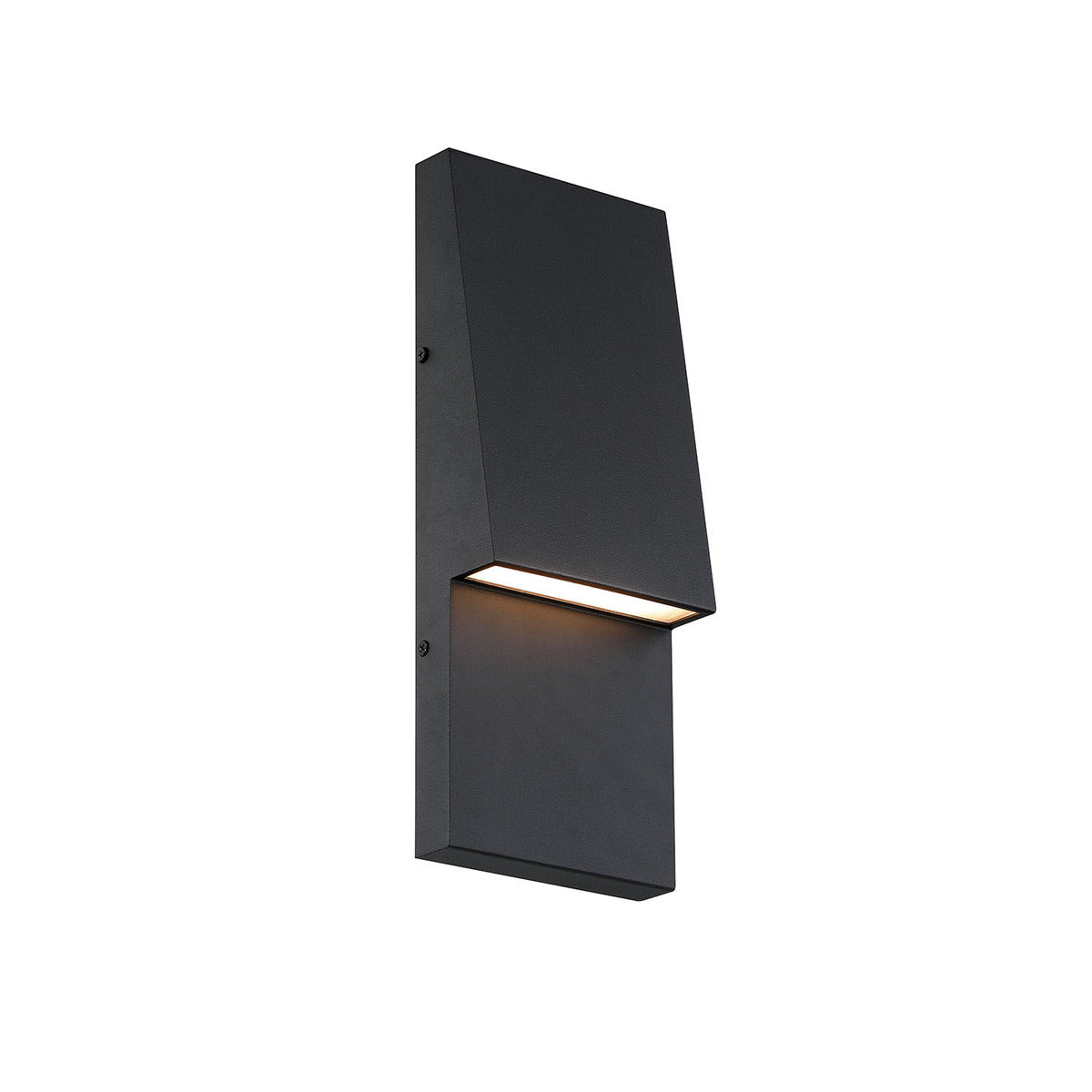 Eurofase Lighting Nanton 14" 1-Light Integrated LED Sand Black Steel Wall Sconce