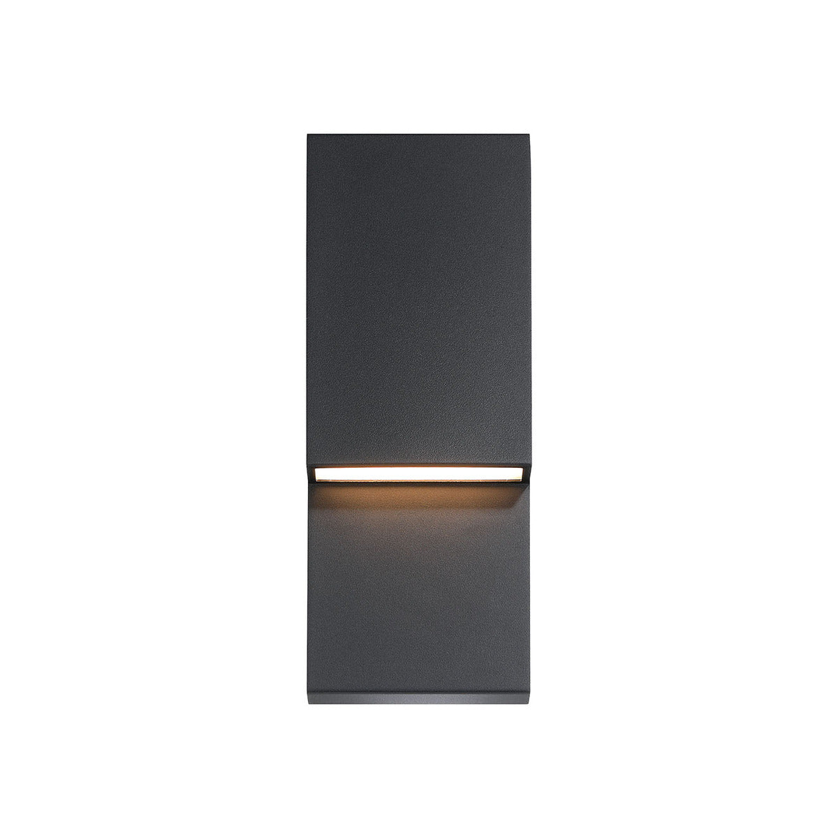 Eurofase Lighting Nanton 14" 1-Light Integrated LED Sand Black Steel Wall Sconce