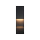 Eurofase Lighting Nanton 19" 2-Light Integrated LED Sand Black Steel Outdoor Wall Sconce