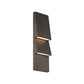 Eurofase Lighting Nanton 19" 2-Light Integrated LED Sand Bronze Steel Outdoor Wall Sconce