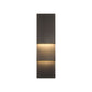 Eurofase Lighting Nanton 19" 2-Light Integrated LED Sand Bronze Steel Outdoor Wall Sconce