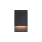 Eurofase Lighting Nanton 9" 1-Light Integrated LED Sand Black Steel Wall Sconce