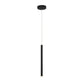 Eurofase Lighting Navada 16" LED Black Metal Tube Pendant Light