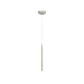 Eurofase Lighting Navada 16" LED Satin Nickel Metal Tube Pendant Light