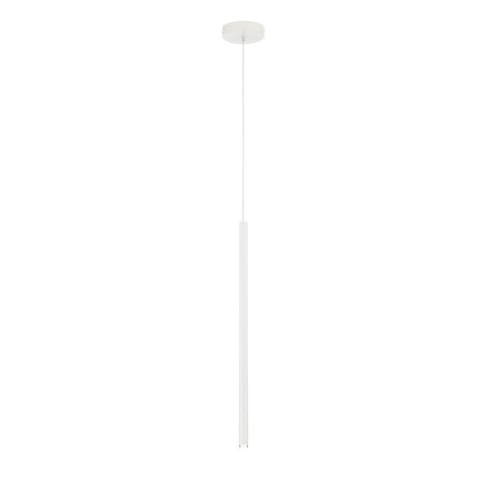 Eurofase Lighting Navada 24" LED White Metal Tube Pendant Light