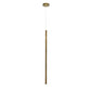 Eurofase Lighting Navada 36" LED Antique Brass Metal Tube Pendant Light