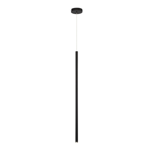 Eurofase Lighting Navada 36" LED Black Metal Tube Pendant Light