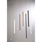 Eurofase Lighting Navada 36" LED Satin Nickel Metal Tube Pendant Light