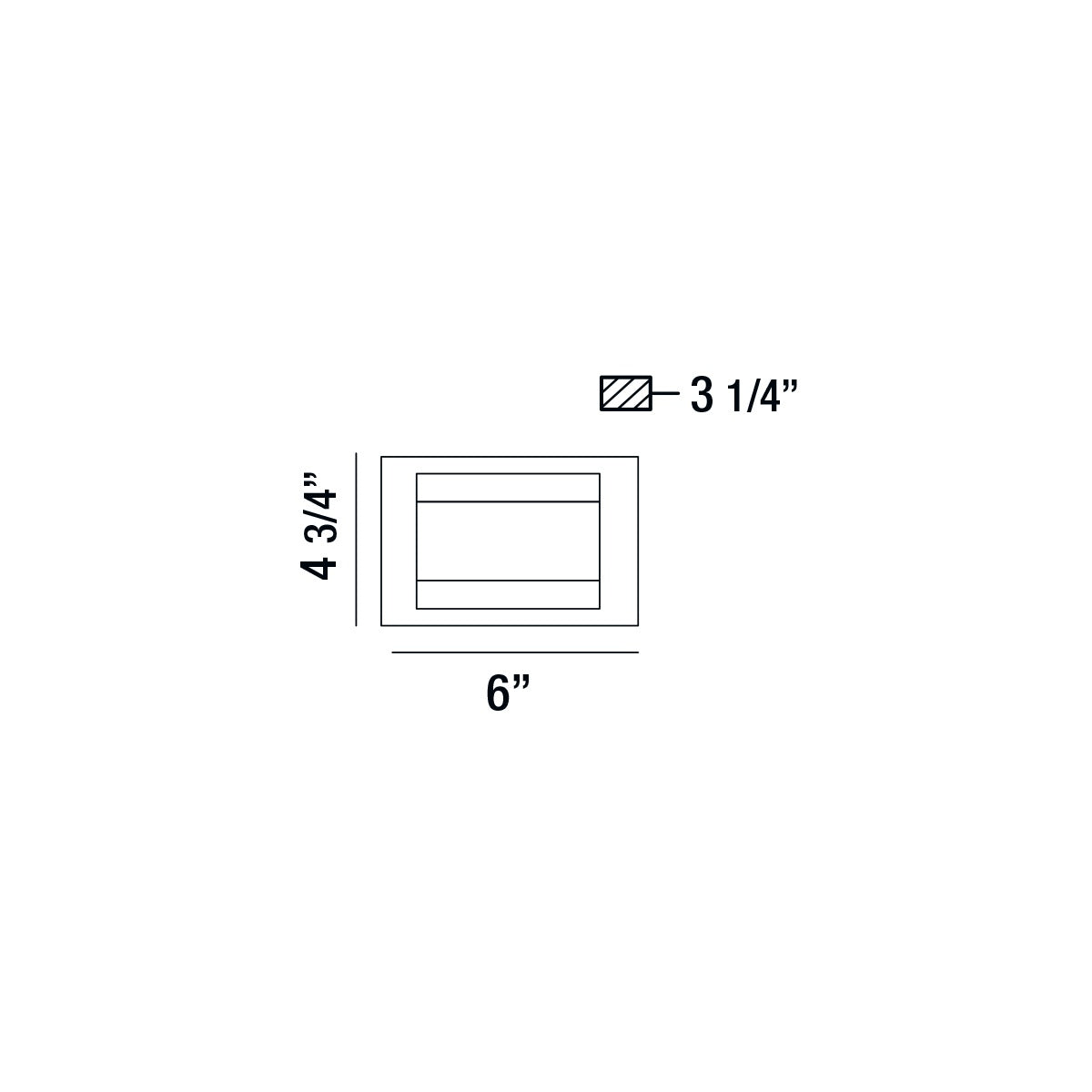 Eurofase Lighting Nelson 6" Dimmable Chrome Integrated LED Wall Sconce With Pressed Glass Shade