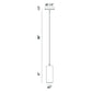 Eurofase Lighting Neptune 3" Integrated LED Black Metal Tube Pendant Light