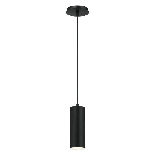Eurofase Lighting Neptune 3" Integrated LED Black Metal Tube Pendant Light