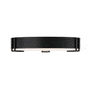 Eurofase Lighting Noga 16" 1-Light Integrated LED Alabaster Shade Matte Black Steel Ceiling Light