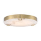 Eurofase Lighting Noga 22" 1-Light Integrated LED Alabaster Shade Gold Steel Ceiling Light