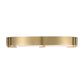 Eurofase Lighting Noga 22" 1-Light Integrated LED Alabaster Shade Gold Steel Ceiling Light