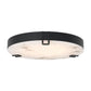 Eurofase Lighting Noga 22" 1-Light Integrated LED Alabaster Shade Matte Black Steel Ceiling Light