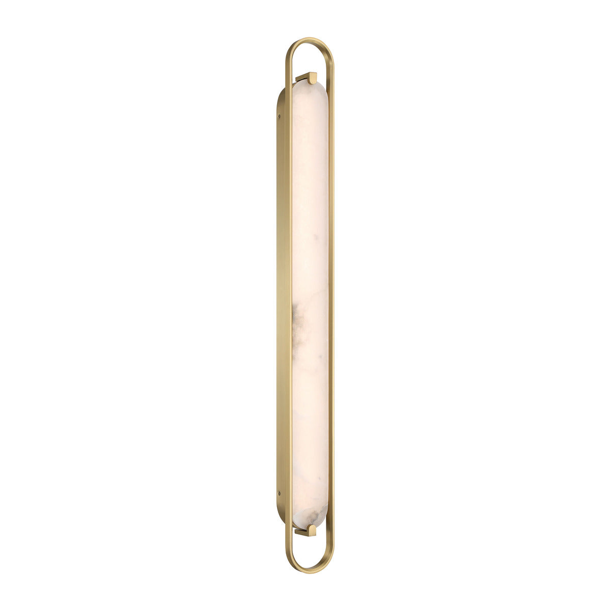 Eurofase Lighting Noga 46" 1-Light Integrated LED Alabaster Shade Gold Steel Wall Sconce