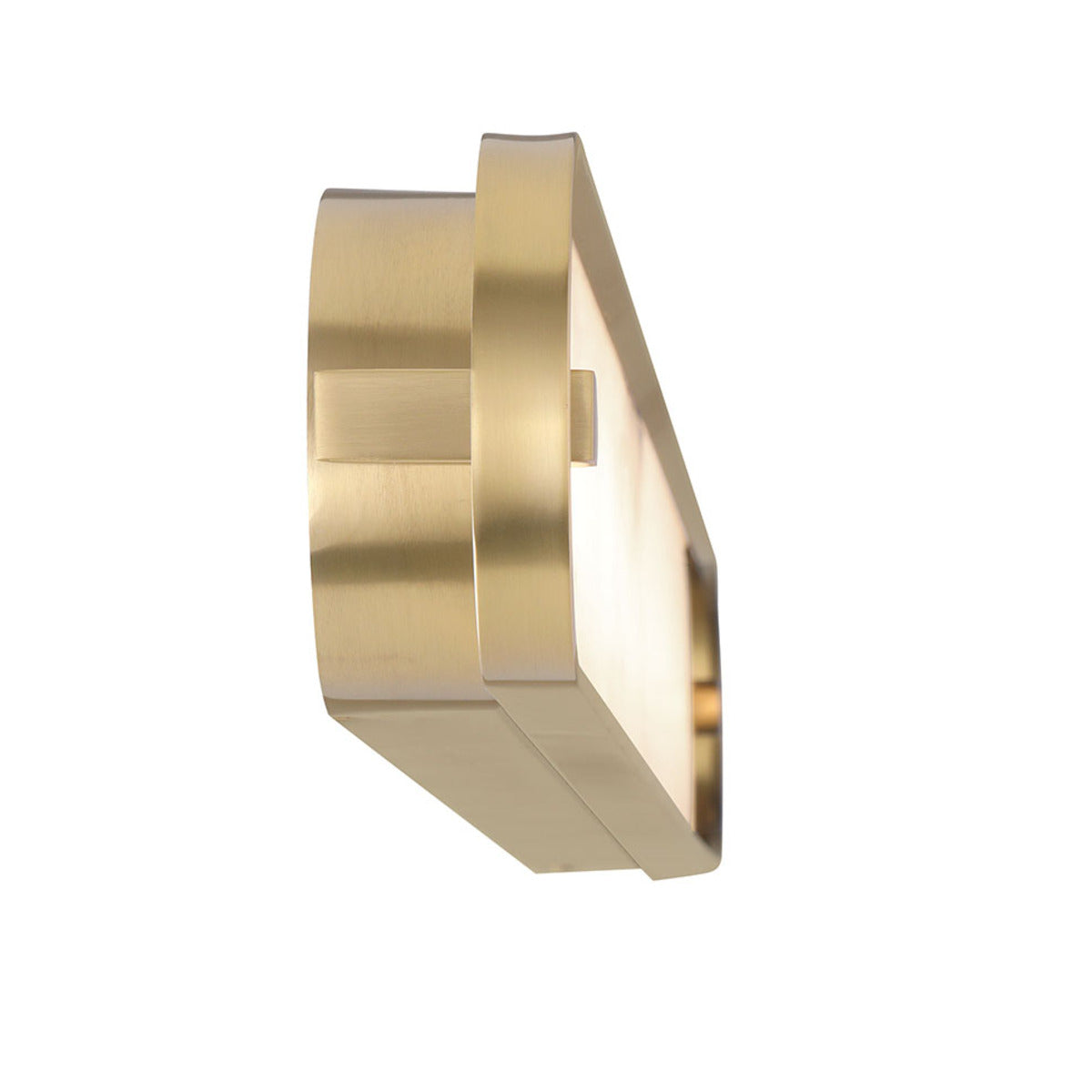 Eurofase Lighting Noga 46" 1-Light Integrated LED Alabaster Shade Gold Steel Wall Sconce