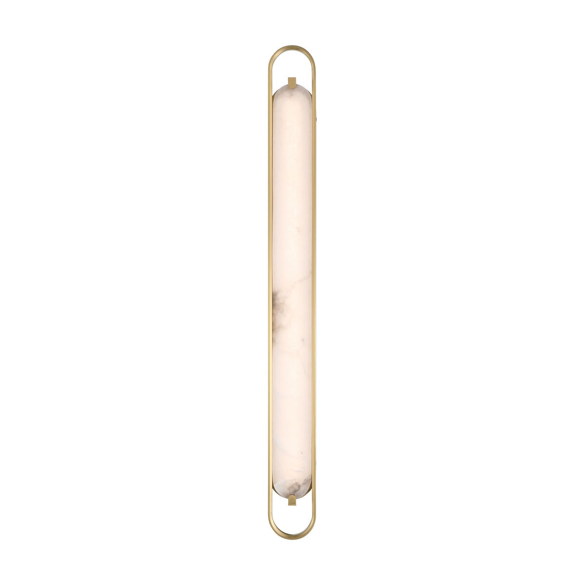 Eurofase Lighting Noga 46" 1-Light Integrated LED Alabaster Shade Gold Steel Wall Sconce