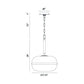 Eurofase Lighting Nottingham 14" Medium Dimmable Incandescent Antique Brass Pendant Light With Amber Tinted Glass Orb Shade