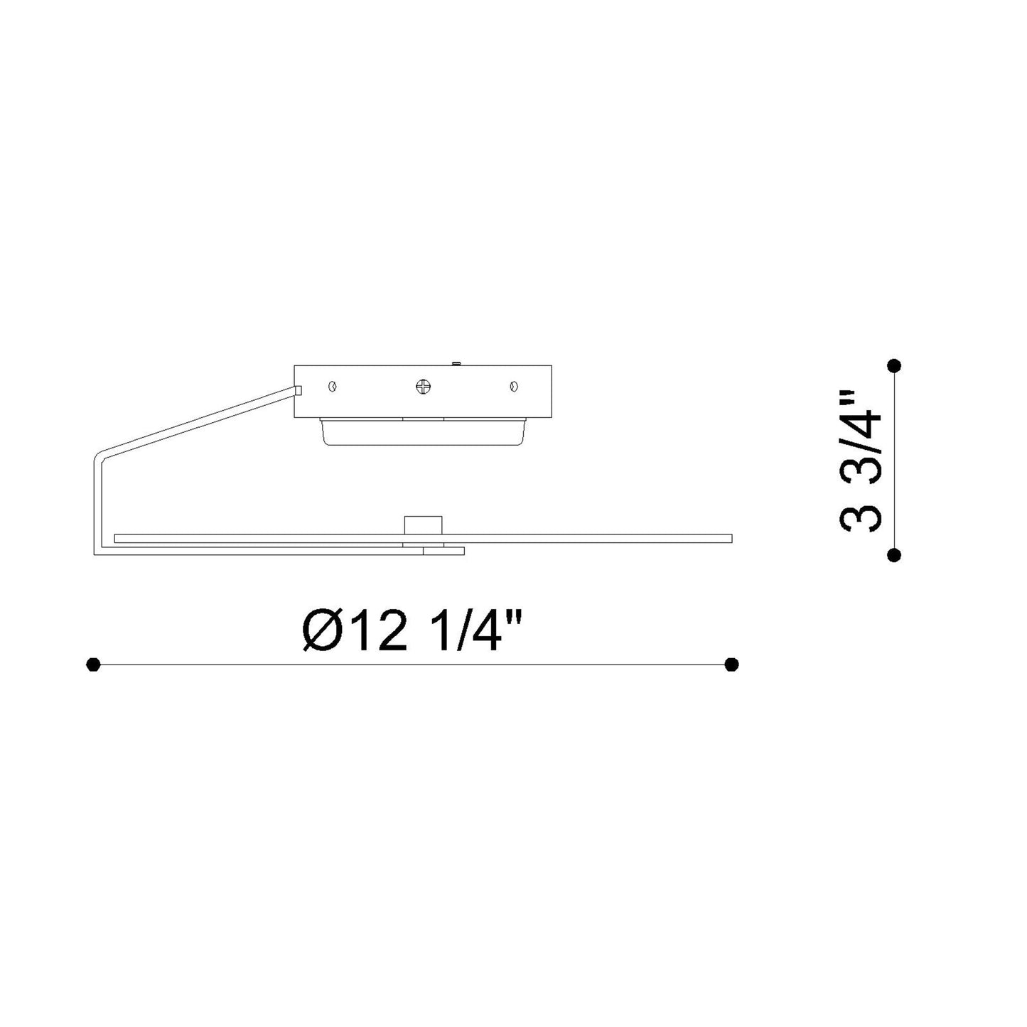 Eurofase Lighting Nuvola 12" Dimmable Integrated LED Matte Black Flush Mount With White Glass Shade