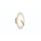Eurofase Lighting Nuvola 12" Dimmable Integrated LED Satin Nickel Flush Mount With White Glass Shade