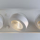Eurofase Lighting Nymark 16" 3-Light Dimmable Integrated LED White Semi-Flush Mount