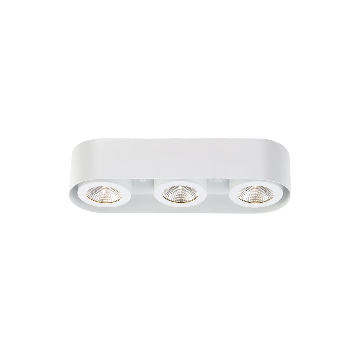 Eurofase Lighting Nymark 16" 3-Light Dimmable Integrated LED White Semi-Flush Mount