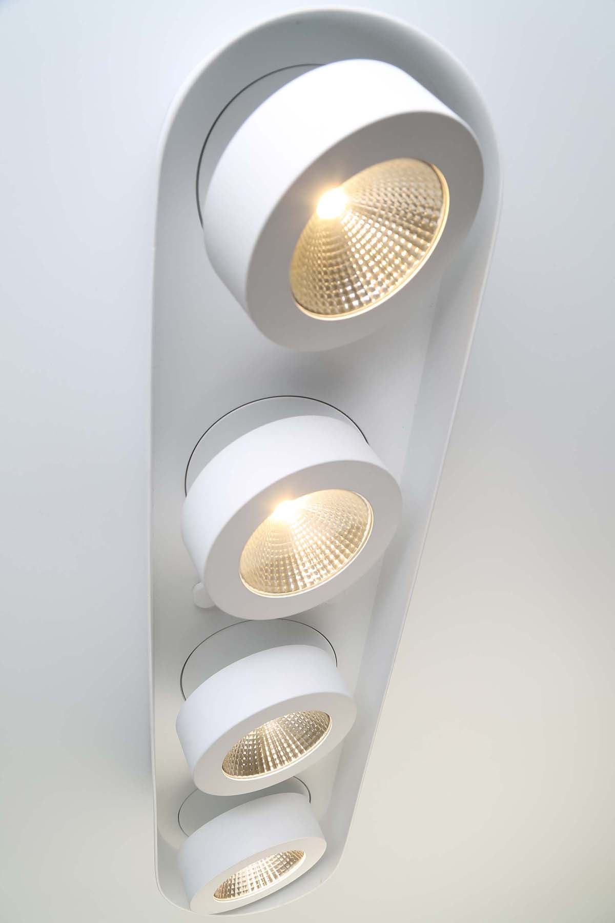 Eurofase Lighting Nymark 22" 4-Light Dimmable Integrated LED White Semi-Flush Mount