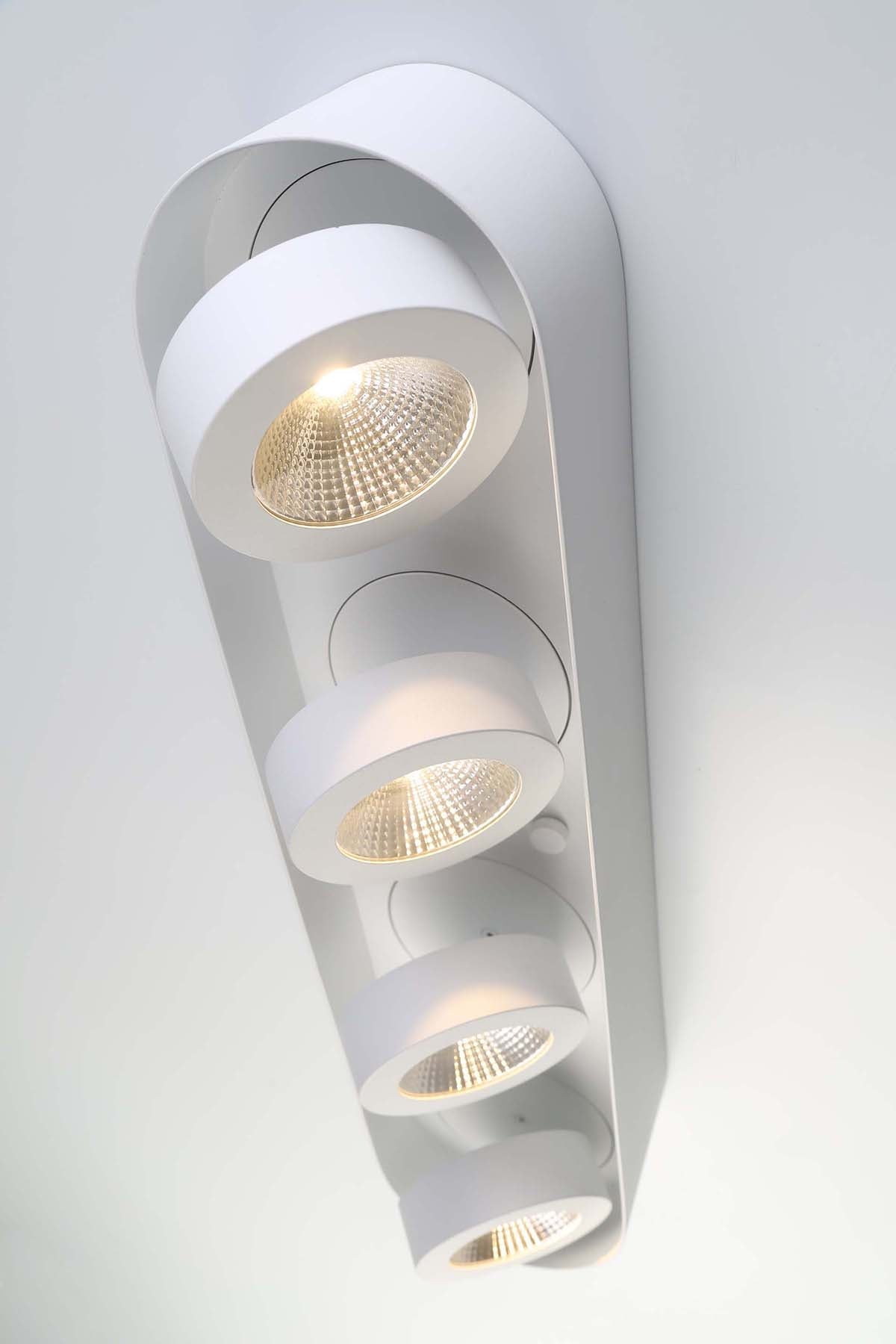 Eurofase Lighting Nymark 22" 4-Light Dimmable Integrated LED White Semi-Flush Mount
