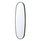 Eurofase Lighting Obon 18" x 47" Edge-Lit Integrated LED Oval Mirror With Black Aluminum Frame