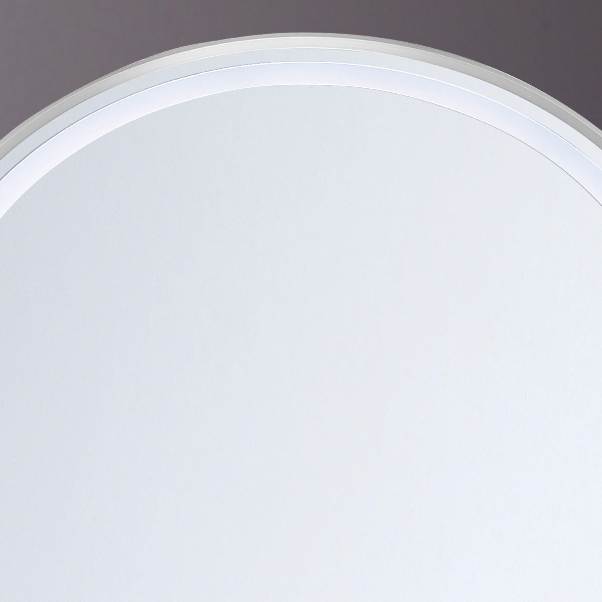 Eurofase Lighting Obon 26" x 65" Edge-Lit Integrated LED Oval Mirror With Aluminum Frame