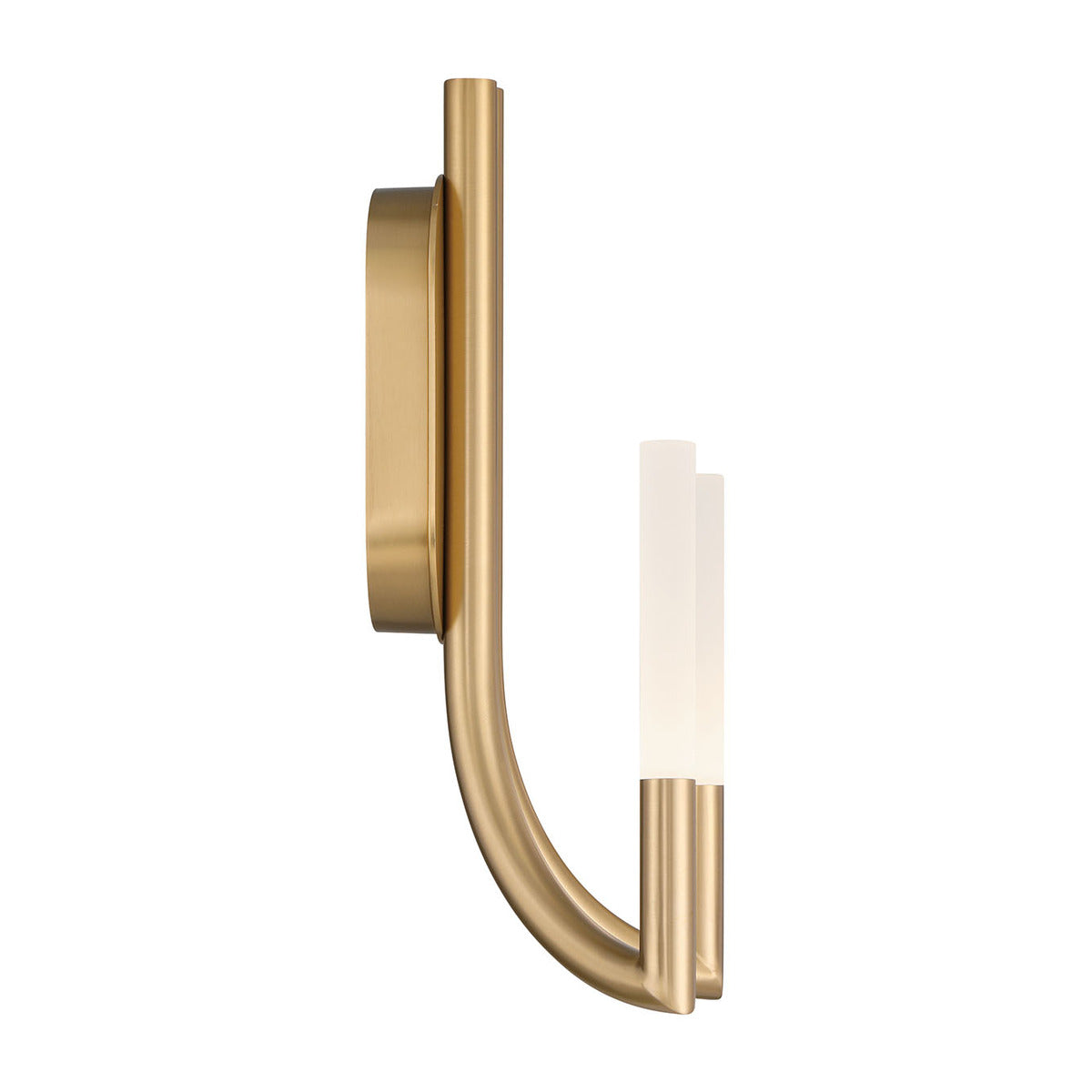 Eurofase Lighting Olette 17" 2-Light Integrated LED Acrylic Shade Gold Steel Wall Sconce