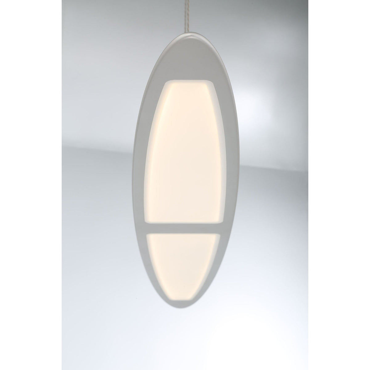 Eurofase Lighting Ormont 39" Linear Dimmable Integrated LED Brushed Nickel Aluminum Chandelier With Frosted Acrylic Shades