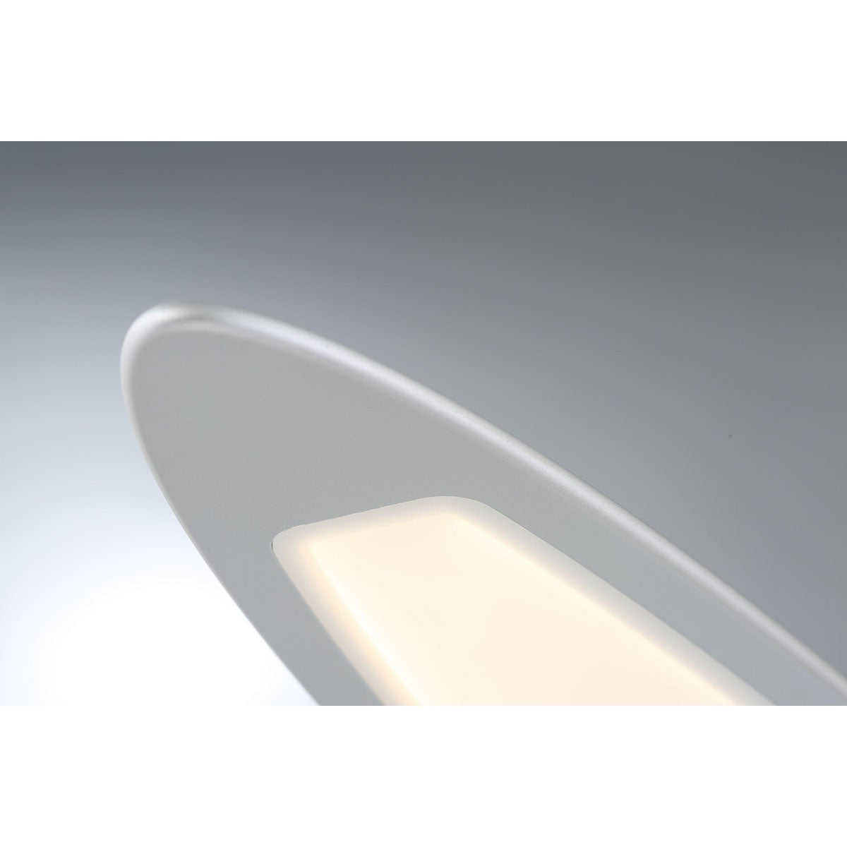 Eurofase Lighting Ormont 39" Linear Dimmable Integrated LED Brushed Nickel Aluminum Chandelier With Frosted Acrylic Shades