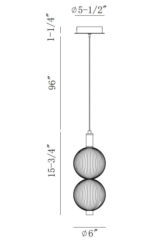 Eurofase Lighting Palmas 16" 2-Light Integrated LED Frosted Glass Shade Polished Nickel Mini Pendant Light