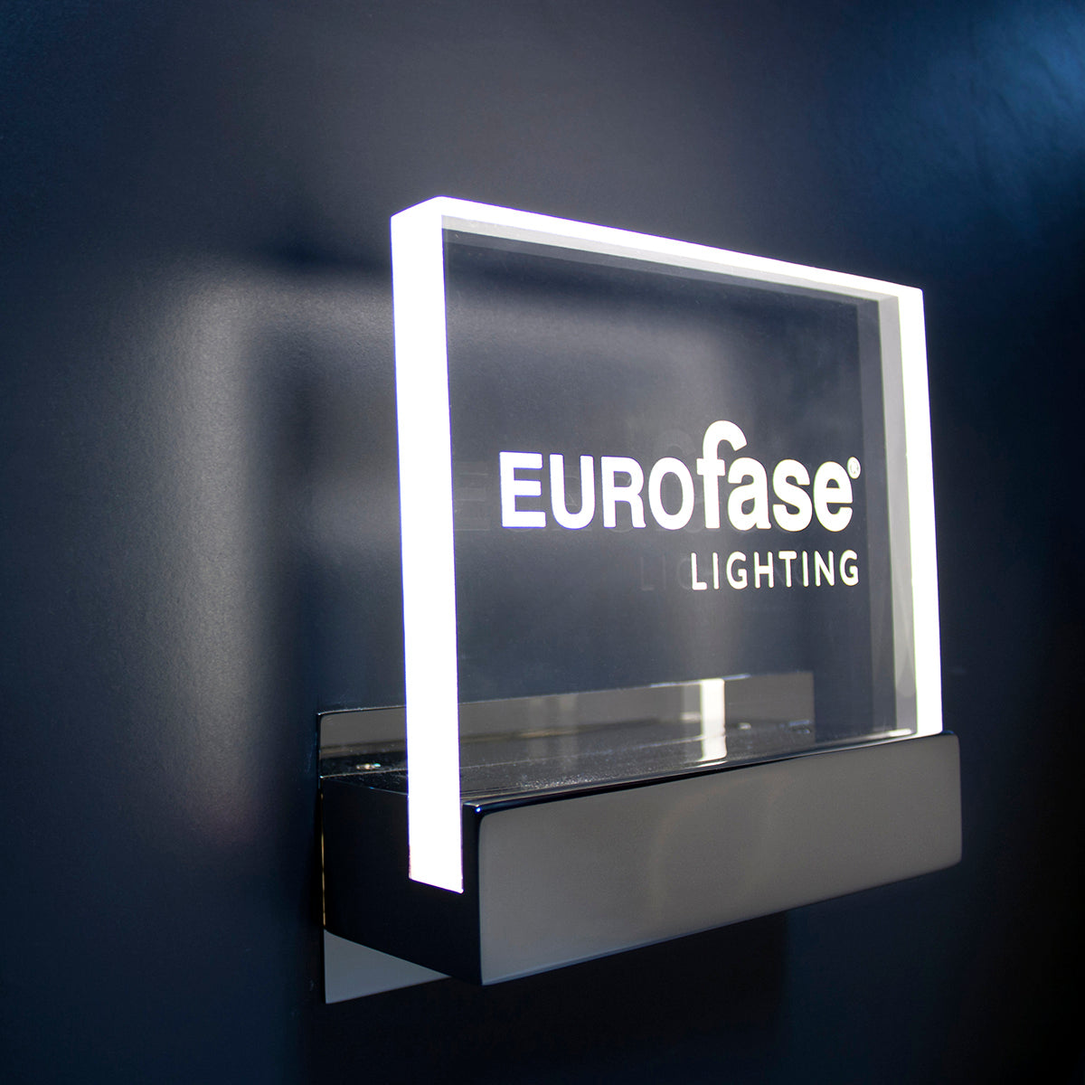 Eurofase Lighting Para 7" Integrated LED Clear Acrylic Shade Chrome Metal Wall Sconce