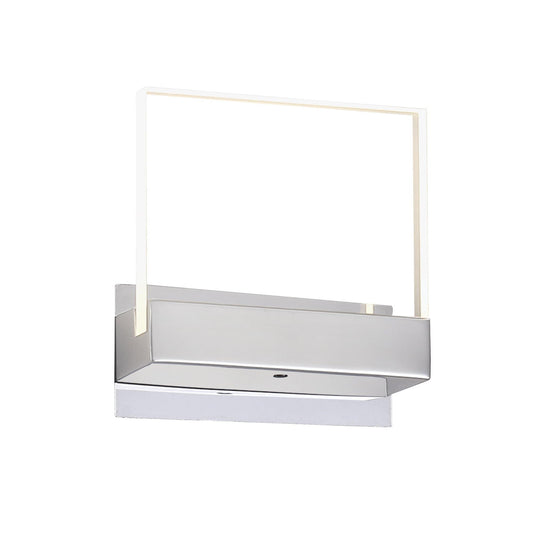 Eurofase Lighting Para 7" Integrated LED Clear Acrylic Shade Chrome Metal Wall Sconce