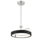 Eurofase Lighting Pemberton 18" Dimmable Integrated LED Satin Nickel Metal Pendant Light/ Semi Flush Mount