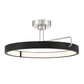 Eurofase Lighting Pemberton 26" Dimmable Integrated LED Satin Nickel Metal Pendant Light/ Semi Flush Mount