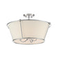 Eurofase Lighting Pulito 21" 4-Light Dimmable Incandescent Polished Nickel Pendant Light/ Semi Flush Mount