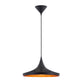 Eurofase Lighting Ramos 14" Dimmable Incandescent Aluminum Black & Brass Pendant Light
