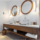 Eurofase Lighting Ray 26" Dimmable Aluminum Metal Vanity Light With White Acrylic Shade