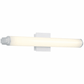 Eurofase Lighting Ray 26" Dimmable Aluminum Metal Vanity Light With White Acrylic Shade