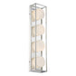 Eurofase Lighting Rover 24" 4-Light Dimmable Integrated LED Chrome Bath Bar With Opal Glass Shades